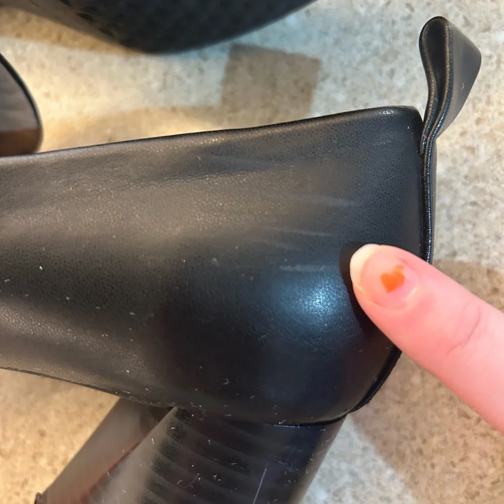 Aerosoles Mara Style Black Block Heel‎ Pumps Size 8